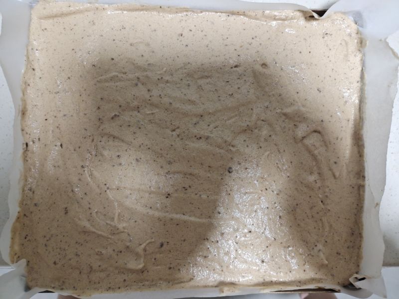 第4步([低碳生酮]魔芋粉蛋糕卷的做法)