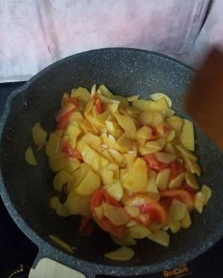 第6步(番茄土豆片的做法)