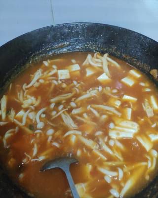 第8步(暖身美食 西红柿 豆腐 蘑菇汤的做法)