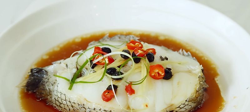 清蒸鳕鱼—口感细腻,营养满分成品图