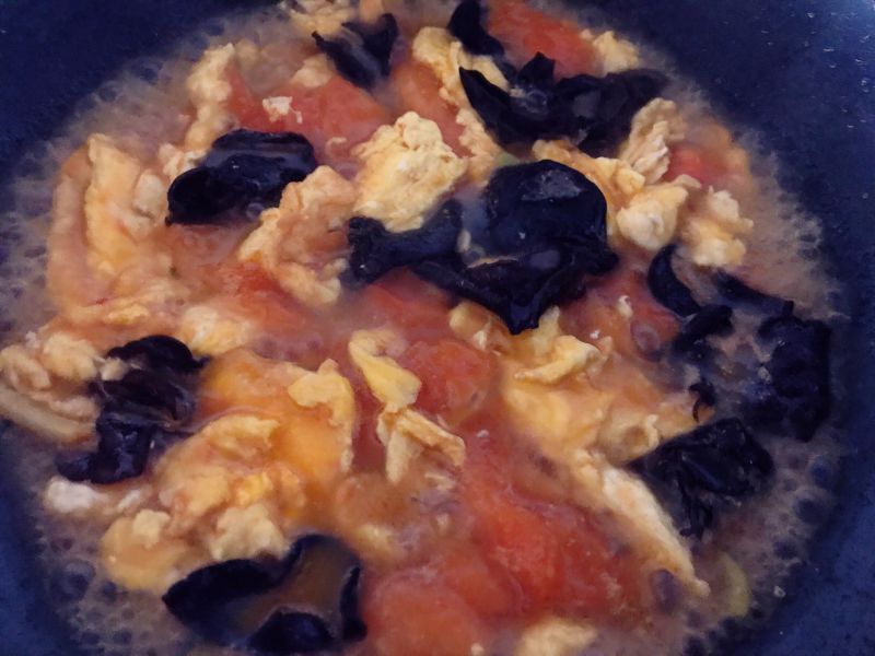 第3步(【小二，来碗面】—西红柿鸡蛋（木耳）打卤面（拌面）的做法)