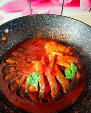 第9步(新春盛宴——创意番茄红鱼的做法)