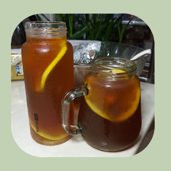 超好喝的柠檬冰红茶（自制健康食材，无糖精）成品图