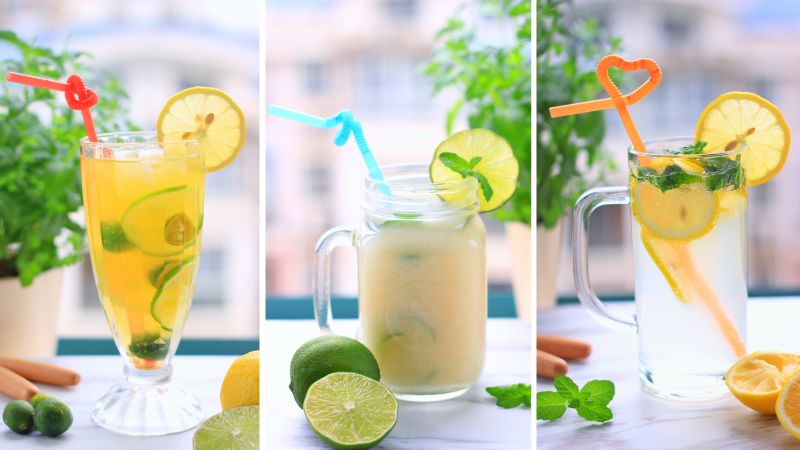 【3种柠檬饮品】能预防腹部脂肪堆积的天然饮品，快快喝起来~成品图