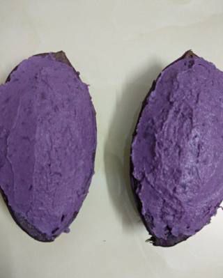 第5步(芝士焗紫薯的做法)