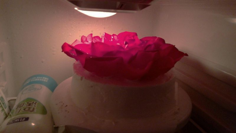 第6步(玫瑰花蛋糕的做法)