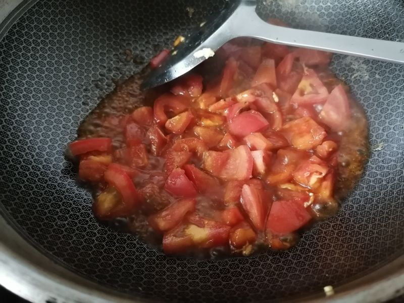 第7步(番茄鸡蛋炒饭的做法)