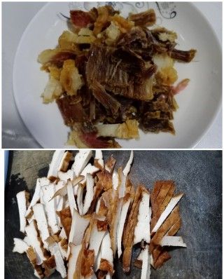 第2步(武冈豆腐炒腊肉的做法)