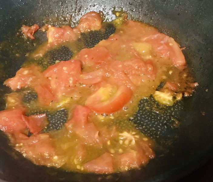 第4步(番茄炒蛋的做法)