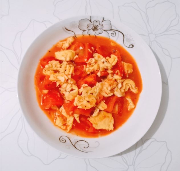 家常菜—西红柿炒蛋成品图