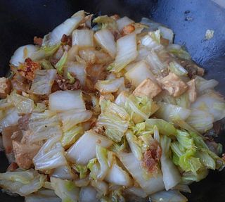 第8步(白菜——大白菜炖豆腐的做法)