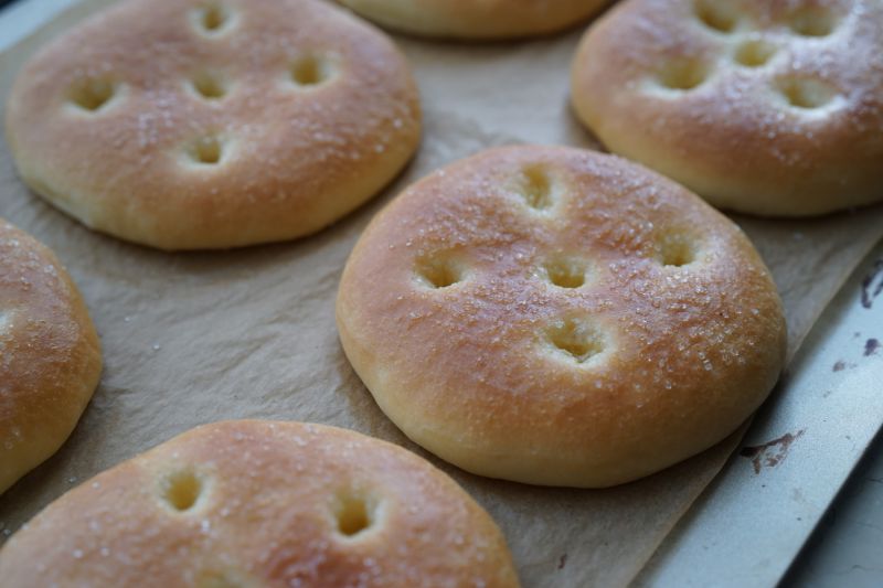 第12步(奶油砂糖布里欧                  (葡萄菌液版)的做法)