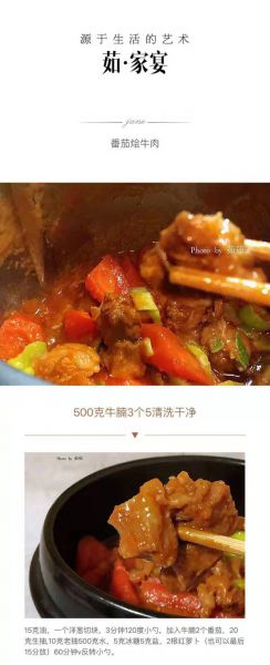 番茄炖牛腩成品图