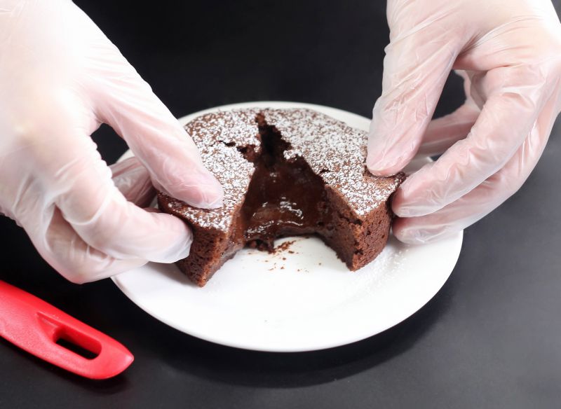 第12步(巧克力熔岩蛋糕的做法)