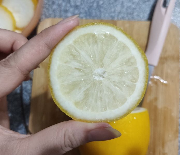 第3步(柠檬片的做法)