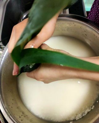 第3步(红枣粽的做法)