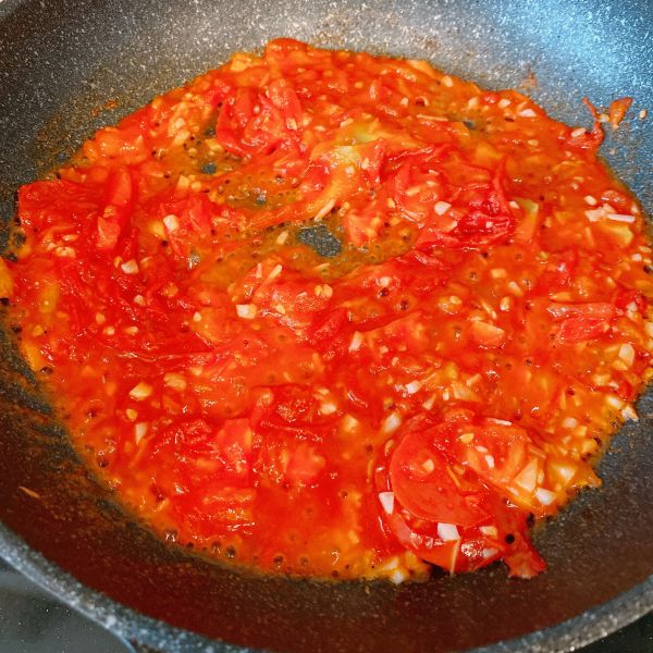 第5步(番茄虾仁蔬菜汤（万能蔬菜汤、低脂高营养）的做法)