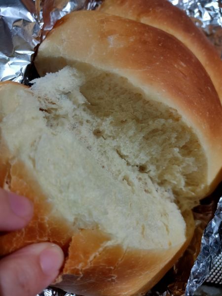 第12步(中筋面粉做肉松面包和白面包的做法)