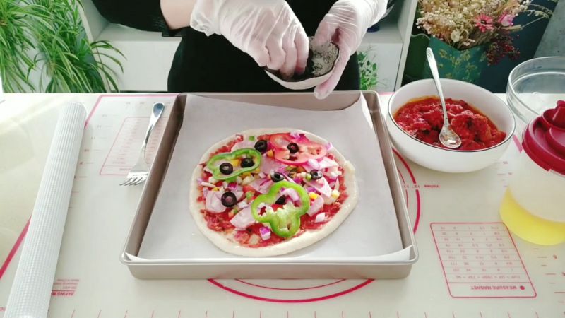 第6步(披萨&amp;披萨酱的做法)