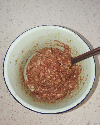 第4步(青椒酿肉的做法)