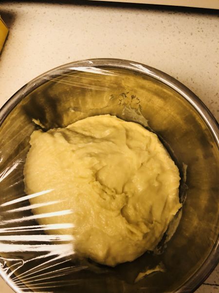 第2步(水合法面包机制作的拉丝面包的做法)