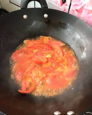 第15步(西红柿鸡蛋拌面的做法)