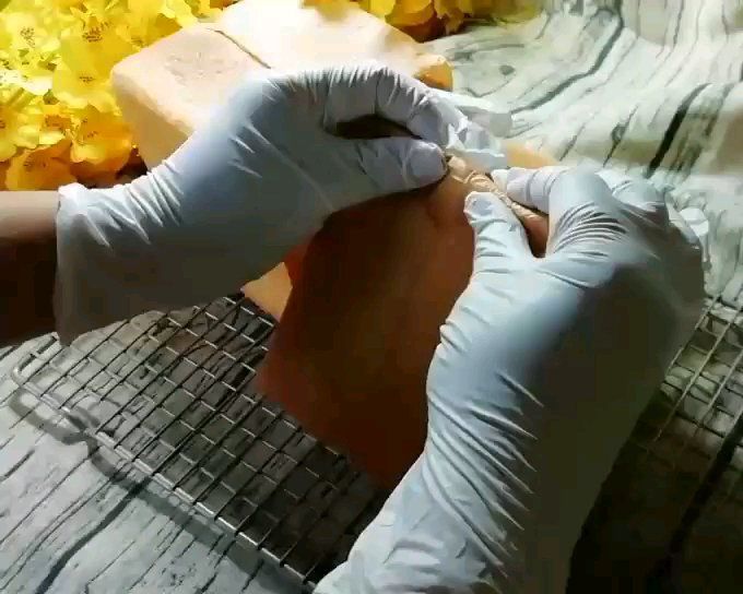 手撕奶香吐司（一次发酵）成品图