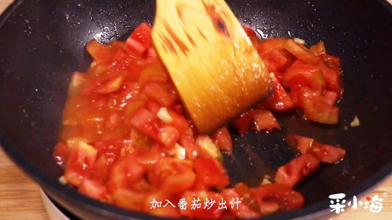 第8步(番茄炒蛋的升级版——番茄虾仁滑蛋的做法)