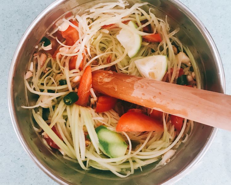 泰式青木瓜沙拉Somtam 在家就可以做的超地道美味成品图