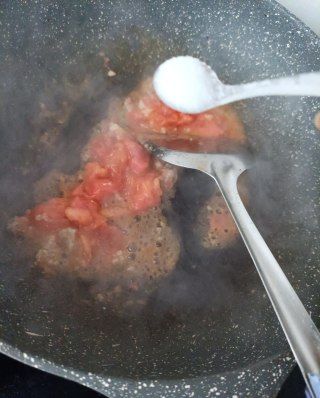 第9步(鲍鱼蛤蜊番茄疙瘩汤的做法)