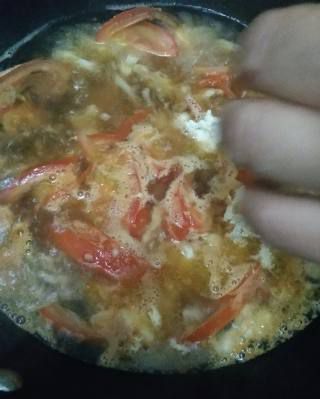 第9步(西红柿疙瘩汤的做法)