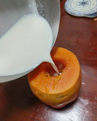 第10步(木瓜牛奶冻的做法)