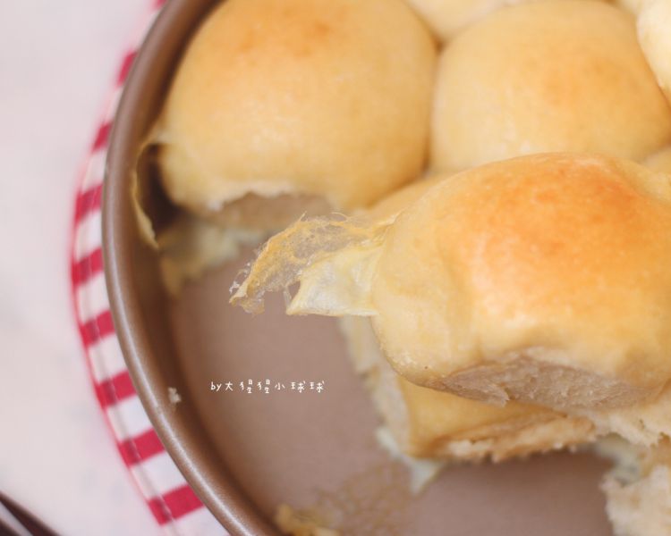 第17步(浓豆浆泡浆面包的做法)