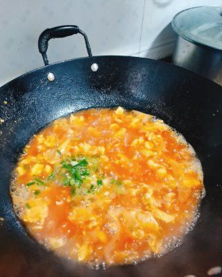 第17步(西红柿鸡蛋汤的做法)
