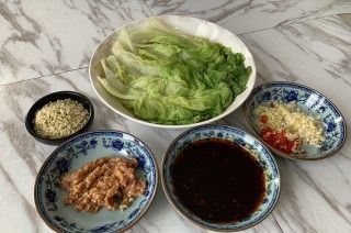 第1步(火麻仁蚝油生菜的做法)