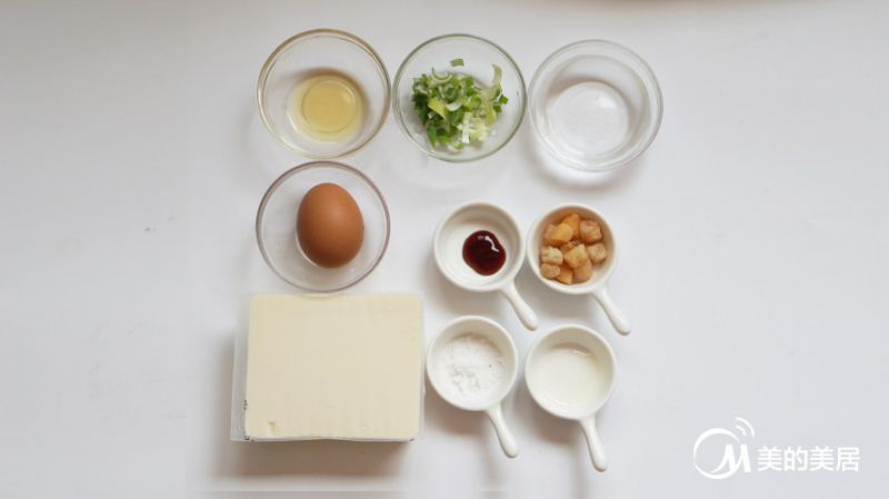 第1步(瑶柱丝豆腐蒸蛋的做法)