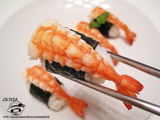 海鲜寿司成品图