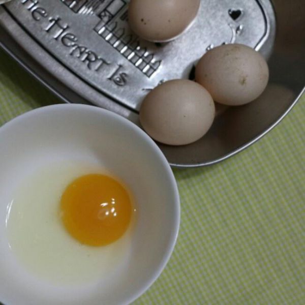土鸡蛋成品图