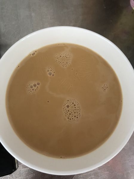 焦糖奶茶成品图