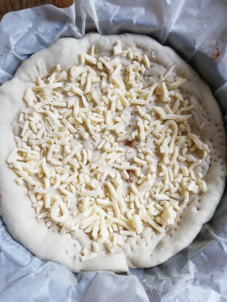 第3步(普通面粉做披萨的做法)