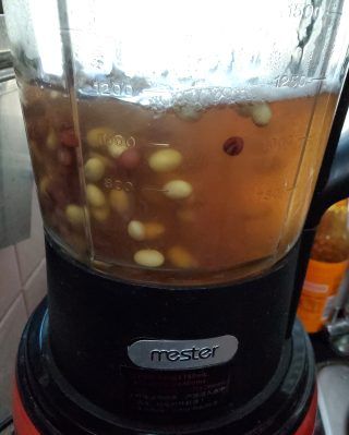第4步(红豆营养豆浆的做法)