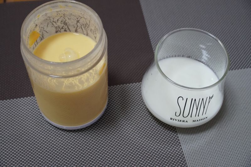 第4步(夏日甜饮--芒果椰奶汁的做法)