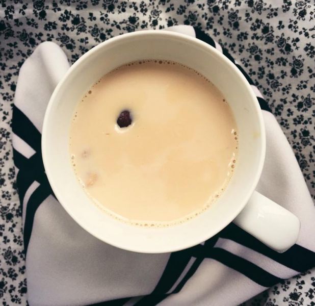 姜枣奶茶（冬季暖身饮品）成品图