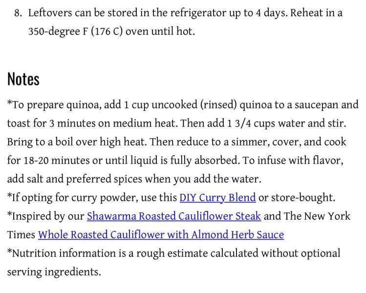 第5步(WHOLE ROASTED CAULIFLOWER咖喱烤花菜的做法)