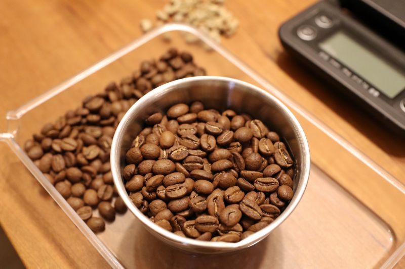 第2步(家庭手网烘焙咖啡豆的做法)