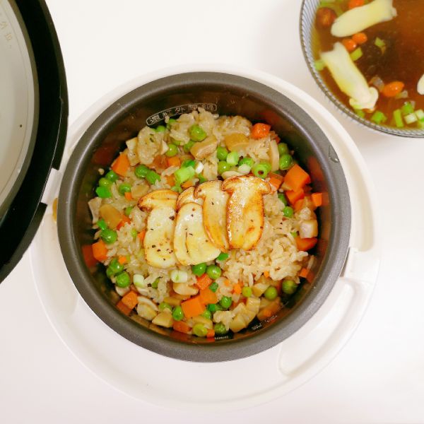 松茸焖饭电饭煲版