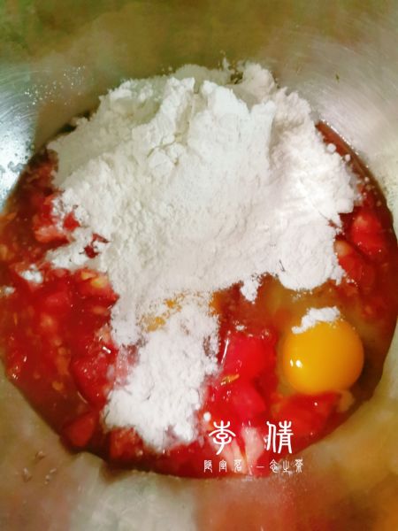 第2步(西红柿鸡蛋饼的做法)