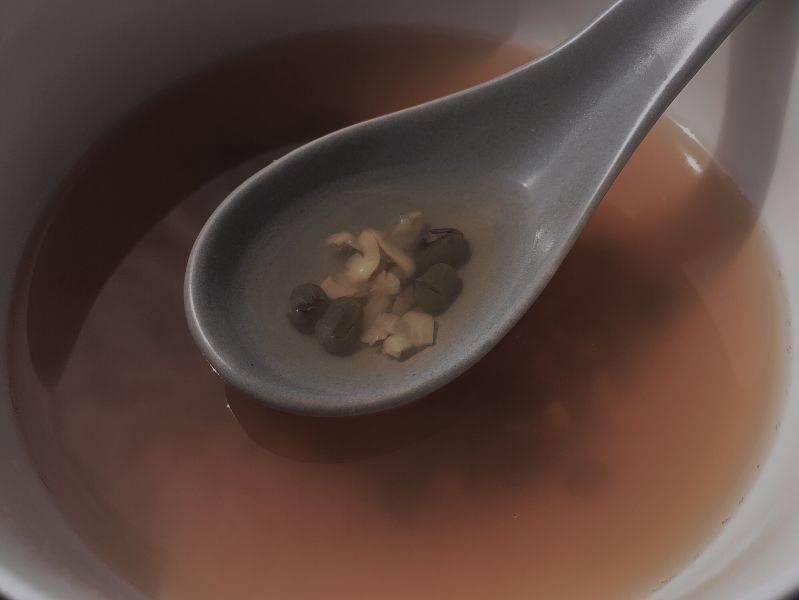 绿豆汤成品图