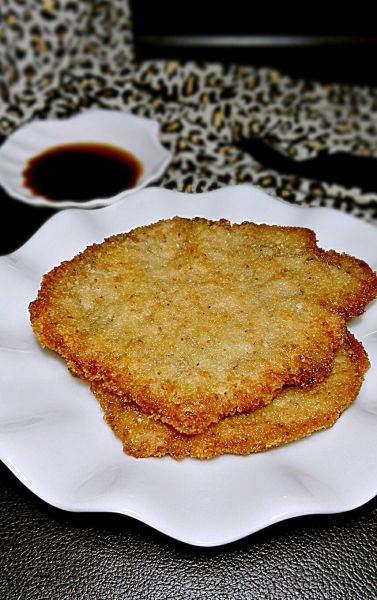 炸猪排——上海风味小吃成品图