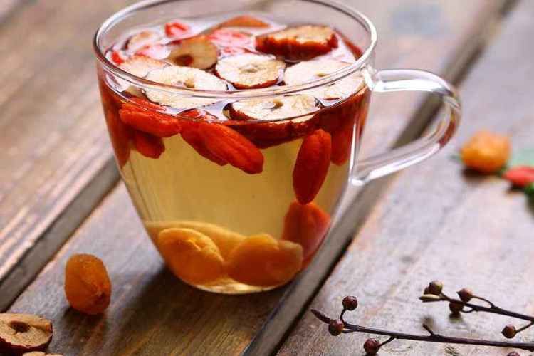 红枣桂圆枸杞茶甜甜的，暖暖的成品图